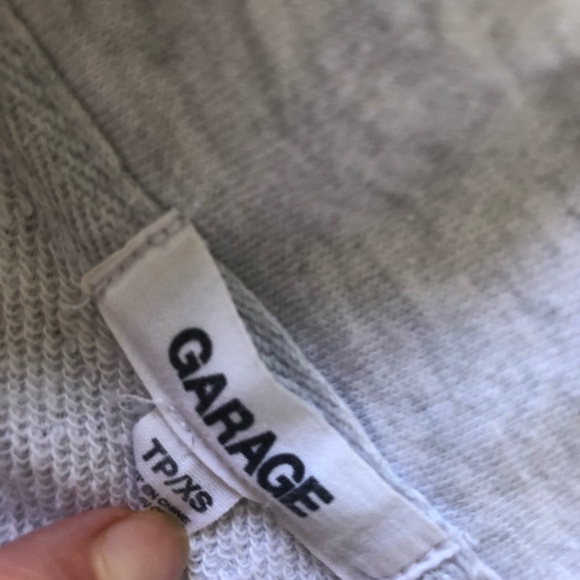 Half Zip Crop Sweater - Garage - Grey - Picture 4 of 4